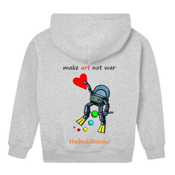 Kids - Unisex Hoodie - make art not war